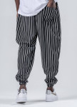 Штани вільного крою у білу смужку MFStore Изображение Штани вільного крою у білу смужку MFStore