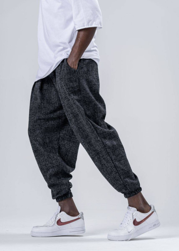 Штани вільного крою темно-сірого кольору MFStore Изображение Штани вільного крою темно-сірого кольору MFStore