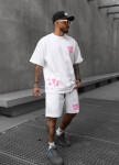 Костюм літній оверсайз з текстом білий MFStore Изображение Костюм літній оверсайз з текстом білий MFStore