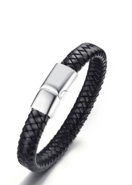 Браслет кожаный с застежкой Fashion Изображение Браслет кожаный с застежкой Fashion