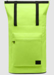 Большой рюкзак ролл-топ кислотного цвета с внешним карманом Изображение Большой рюкзак ролл-топ кислотного цвета с внешним карманом