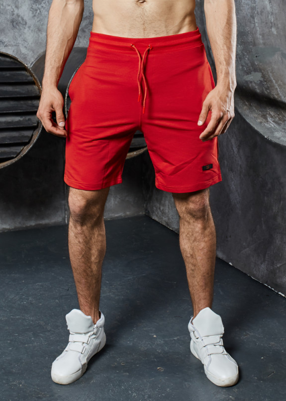 Шорты со шнурками базовые красные MFStore Изображение Шорты со шнурками базовые красные MFStore