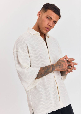 Кімоно-сорочка вільного крою пудра MFStore Изображение Кімоно-сорочка вільного крою пудра MFStore