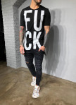 Футболка fuck черный MFStore Изображение Футболка fuck черный MFStore