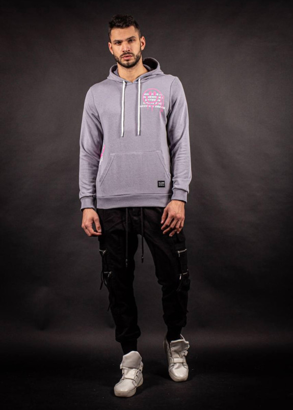 Худи серое Smile MFStore Изображение Худи серое Smile MFStore