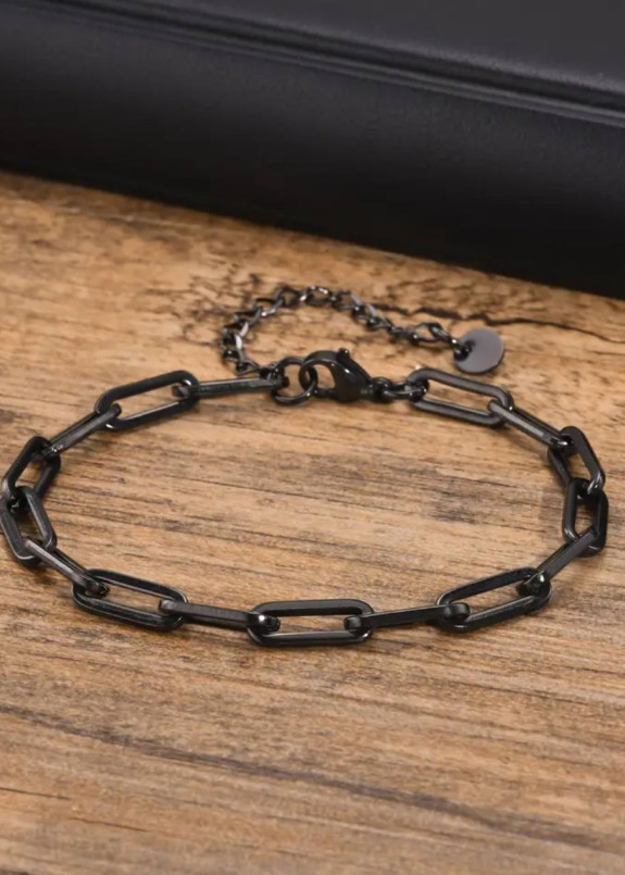 Браслет-мотузка з нержавіючої сталі чорний MFStore Изображение Браслет-мотузка з нержавіючої сталі чорний MFStore