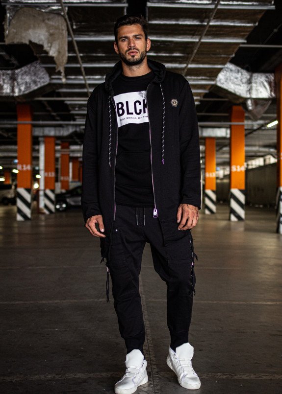 Мантия с принтом штрих-код на спине MFStore Изображение Мантия с принтом штрих-код на спине MFStore