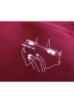 Худи forbidden 403 burgundy hood Изображение Худи forbidden 403 burgundy hood