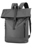 Місткий дорожній рюкзак ролтоп матовий сірий MFStore Изображение Місткий дорожній рюкзак ролтоп матовий сірий MFStore