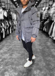 Изображение Серая мужская куртка с боковыми и накладными карманами MFStore