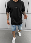 Футболка чоловіча оверсайз з текстом на грудях all good чорна MFStore Изображение Футболка чоловіча оверсайз з текстом на грудях all good чорна MFStore
