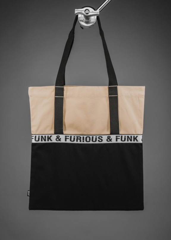 Шоппер FUNK & FURIOUS песочный Изображение Шоппер FUNK & FURIOUS песочный