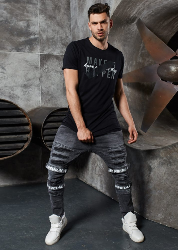 Футболка MAKE IT HAPPEN черный MFStore Изображение Футболка MAKE IT HAPPEN черный MFStore