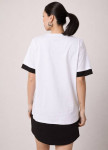 Стильна дизайнерська футболка з подовженою спинкою унісекс біла MFStore Изображение Стильна дизайнерська футболка з подовженою спинкою унісекс біла MFStore