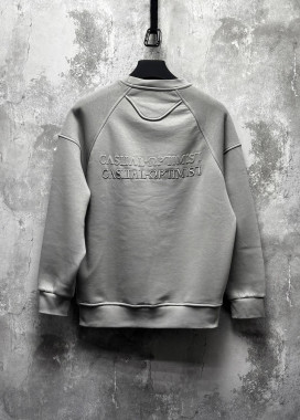 Світшот на флісі сірий з вишивкою MFStore Изображение Світшот на флісі сірий з вишивкою MFStore