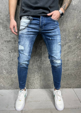 Джинси градієнтні з ланцюжком MFStore Изображение Джинси градієнтні з ланцюжком MFStore