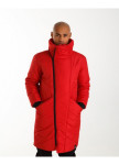 Пуховик мужской с высоким горлом красный Изображение Пуховик мужской с высоким горлом красный