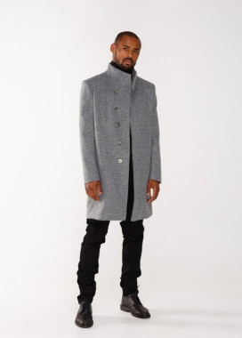 Пальто мужское Autumn серое Изображение Пальто мужское Autumn серое