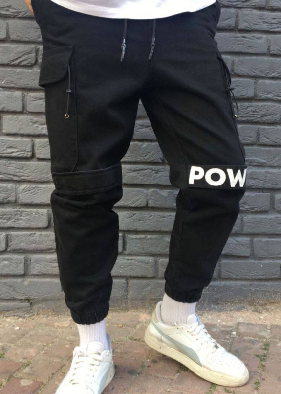 Джоггери карго на липучках чорні MFStore Изображение Джоггери карго на липучках чорні MFStore