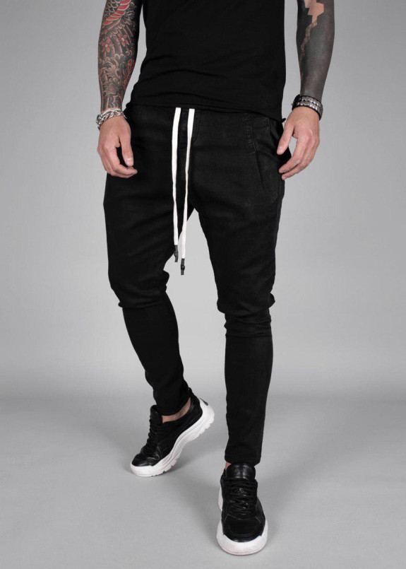 Брюки спортивные с белым шнурком MFStore Изображение Брюки спортивные с белым шнурком MFStore