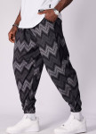 Штани вільного крою з абстрактним малюнком MFStore Изображение Штани вільного крою з абстрактним малюнком MFStore