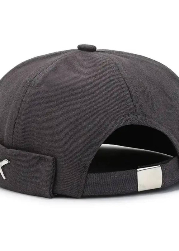 Кепка безкозирка з лого сірого кольору MFStore Изображение Кепка безкозирка з лого сірого кольору MFStore