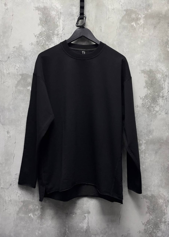 Лонгслів вільного крою базовий чорний MFStore Изображение Лонгслів вільного крою базовий чорний MFStore