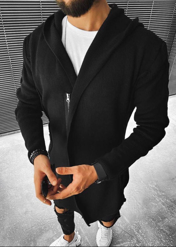 Удлиненный кардиган на молнии MFStore Изображение Удлиненный кардиган на молнии MFStore