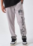Штани спортивні вільного крою з принтом сірі MFStore Изображение Штани спортивні вільного крою з принтом сірі MFStore