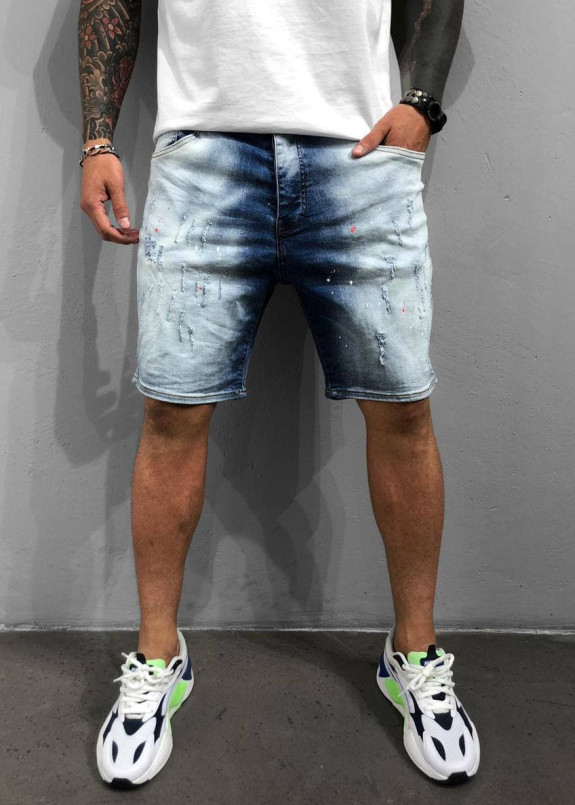 Джинсовые градиентные шорты MFStore Изображение Джинсовые градиентные шорты MFStore