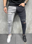 Джинсы мужские с разноцветными штанинами Mfstore Изображение Джинсы мужские с разноцветными штанинами Mfstore