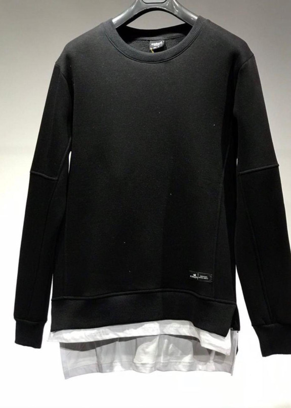 Кофта на флисе с вставкой снизу MFStore Изображение Кофта на флисе с вставкой снизу MFStore