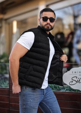 Жилетка з екошкіри чорна MFStore Изображение Жилетка з екошкіри чорна MFStore