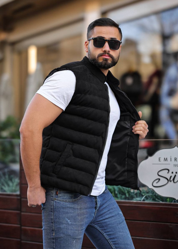 Жилетка з екошкіри чорна MFStore Изображение Жилетка з екошкіри чорна MFStore