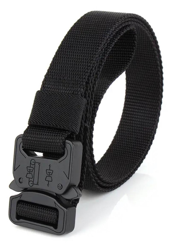 Чоловічий ремінь матовий чорний MFStore Изображение Чоловічий ремінь матовий чорний MFStore