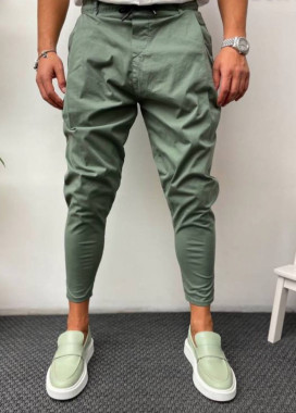 Изображение Стильні чоловічі брюки ментолові MFStore