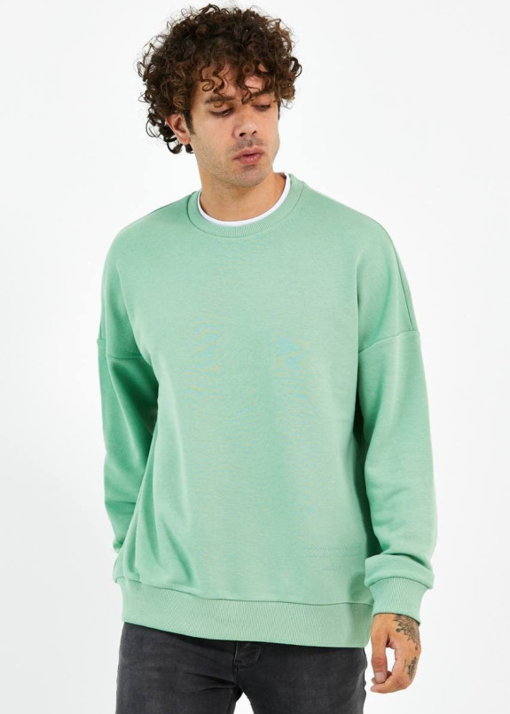 Кофта оверсайз базовая мятная MFStore Изображение Кофта оверсайз базовая мятная MFStore