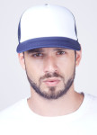 Кепка мужская сетка белая с синим MFS BRAND Изображение Кепка мужская сетка белая с синим MFS BRAND