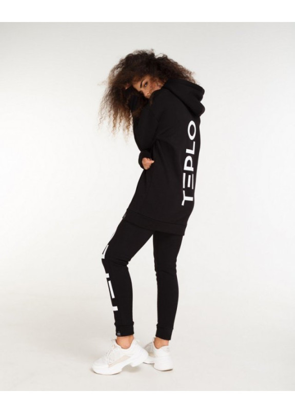 Худи принт TEPLO черное Изображение Худи принт TEPLO черное