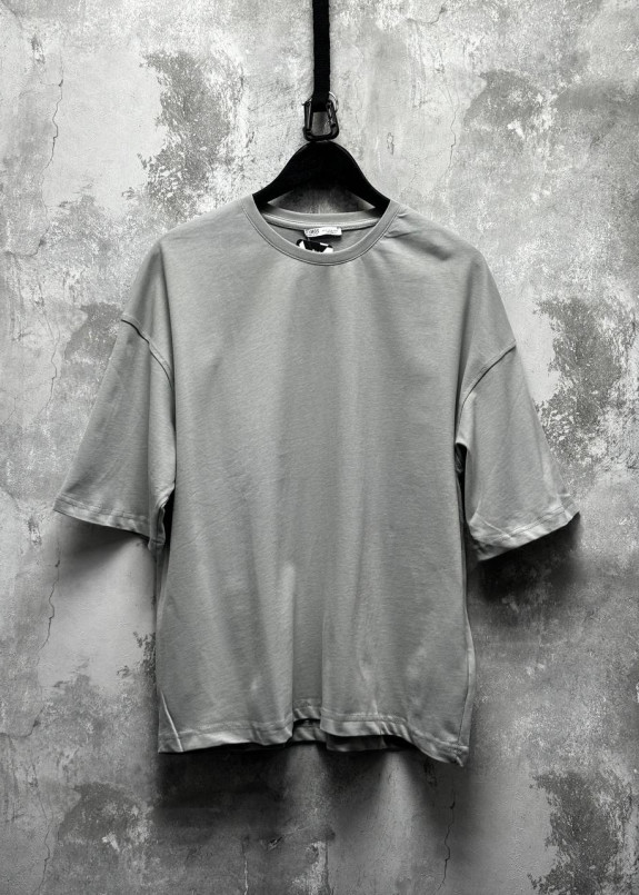 Базова футболка оверсайз сіра MFStore Изображение Базова футболка оверсайз сіра MFStore