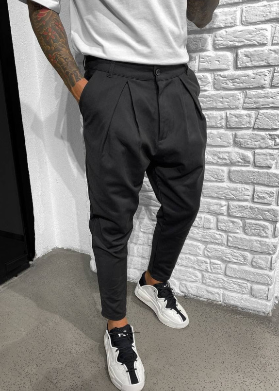 Чоловічі штани завужені чорні Mfstore Изображение Чоловічі штани завужені чорні Mfstore