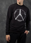 Изображение Свитшот мужской чёрный Мы за мир Tur streetwear