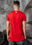 Футболка с треугольником удлиненная красный MFStore Изображение Футболка с треугольником удлиненная красный MFStore