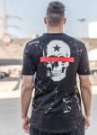 Футболка череп с красной полосой Mfstore Изображение Футболка череп с красной полосой Mfstore