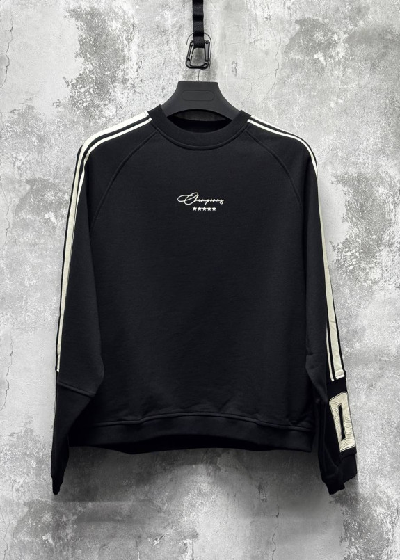 Стильний світшот вільного крою 07 чорний MFStore Изображение Стильний світшот вільного крою 07 чорний MFStore