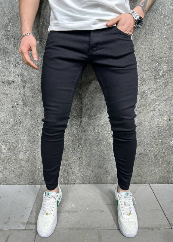 Джинси чоловічі вузькі до низу чорні MFStore Изображение Джинси чоловічі вузькі до низу чорні MFStore