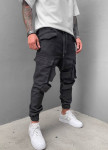Джоггеры мужские с накладными карманами черные Mfstore Изображение Джоггеры мужские с накладными карманами черные Mfstore