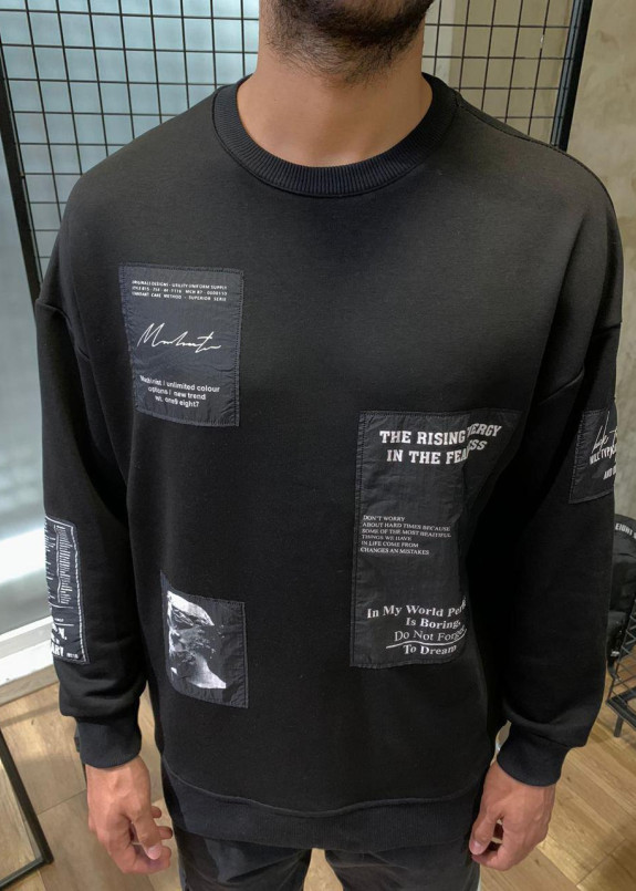 Свитшот с маленькими вставками MFStore Изображение Свитшот с маленькими вставками MFStore