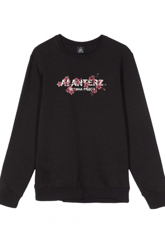 Свитшот Sakura Edit Black Sweatshirt Изображение Свитшот Sakura Edit Black Sweatshirt