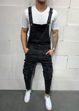 Комбинезон с большими накладными карманами Изображение Комбинезон с большими накладными карманами